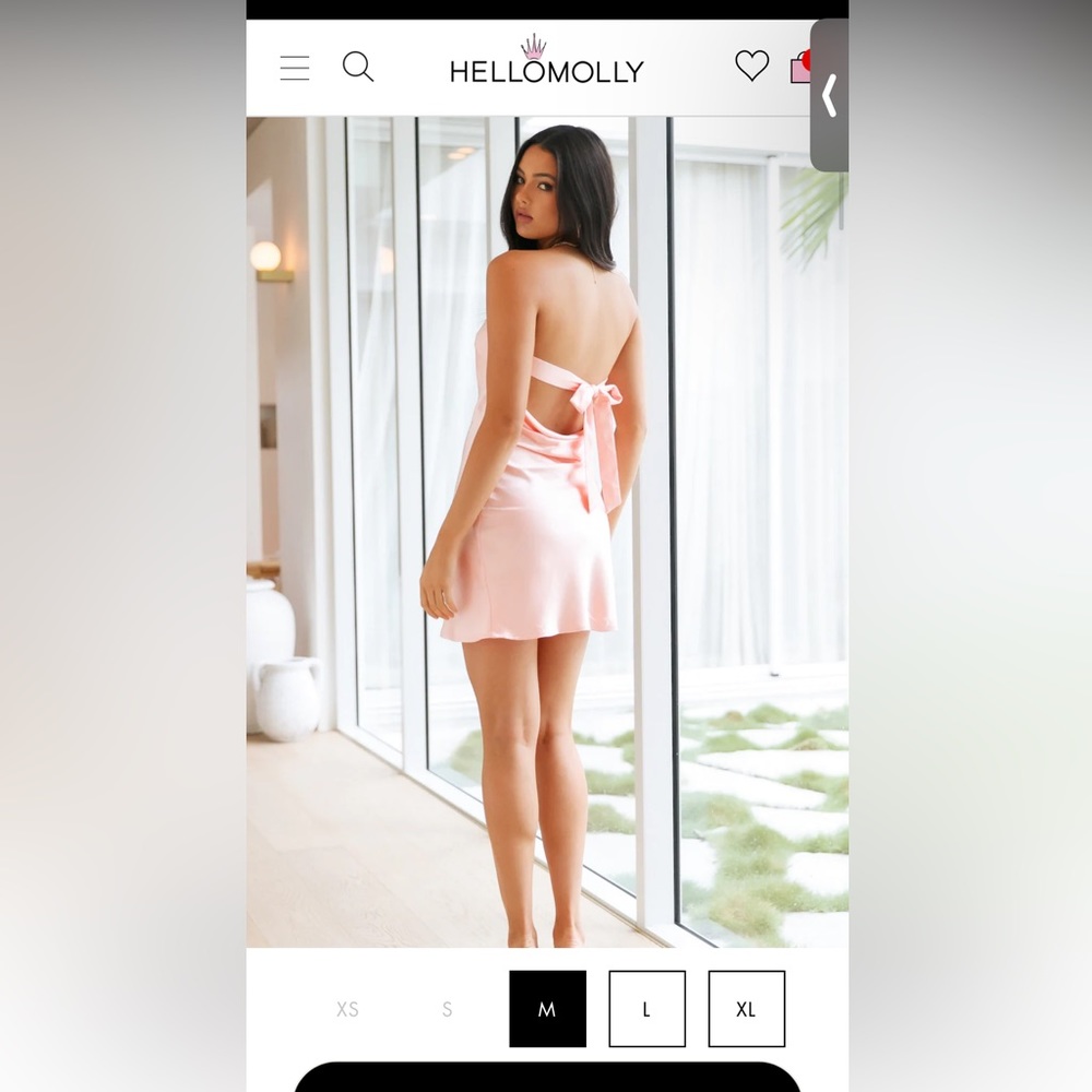 Hello Milly Pink Silk Dress - Picture 3 of 3
